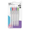 uni-ball one Retractable Gel Pens, Medium Point (0.7mm), Assorted Ink,