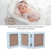 Sonogram Picture Frame 3 Folding Wood Pregnancy Baby First Photo