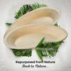 ECO Leaf | 25 Pack Oval Disposable Palm Leaf Plates