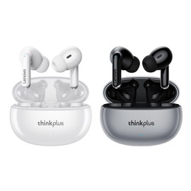Thinkplus BT Earphones XT88 Wireless Earphones BT5.3 Noise Canceling HIFI Sound Touch Control Earbuds Headset  White