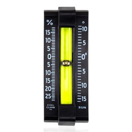 Sun Company CyclClimb - Bike Inclinometer | Handlebar Slope Meter for Bicycles | Measures Trail Incline and Decline