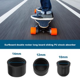 LT Easiyl 20 Piece Shock Absorber Holder PU Shock Absorber Holder for Skateboards Longboards Trucks Skateboard Conversion Kit Bushings Pivot Cups Outdoor Sports Accessories