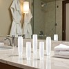 5 Pcs White 1 oz Travel Bottles Empty Refillable Toothpaste
