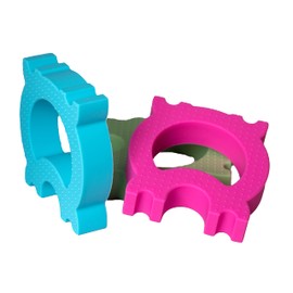 PAPU BABY Juguete Apilable en Forma de Animales de Silicón para bebés y niños pequeños. Juego Didáctico. Rompecabezas Educativos, Bloques de Apilamiento, (Gato)