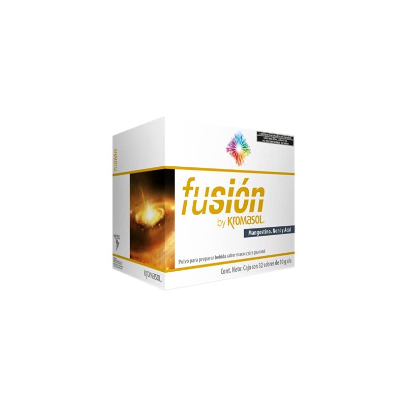 Fusión 32 Sobres De Bebida Sabor Maracuyá Kromasol