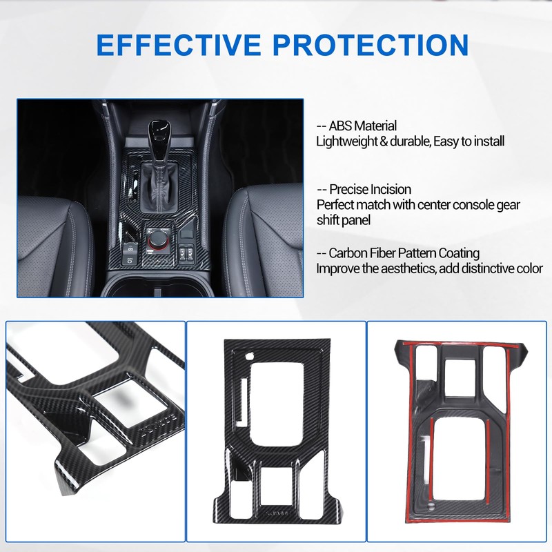 Central Control Gear Shift Panel Trim Cover Compatible with Subaru