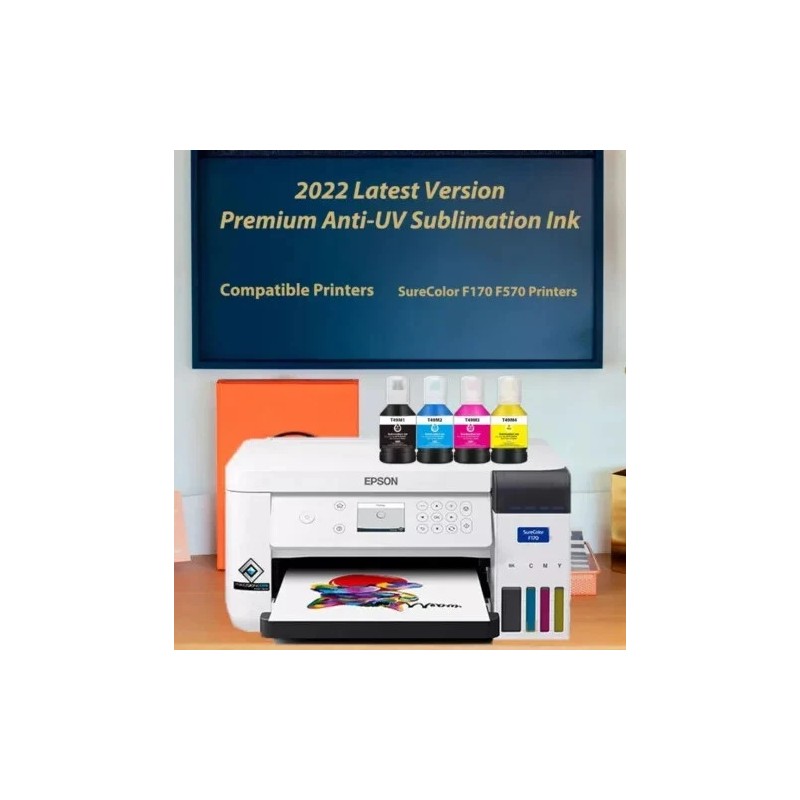 For Epson 4 Pack Sublimation Ink Compatible With Epson T49M