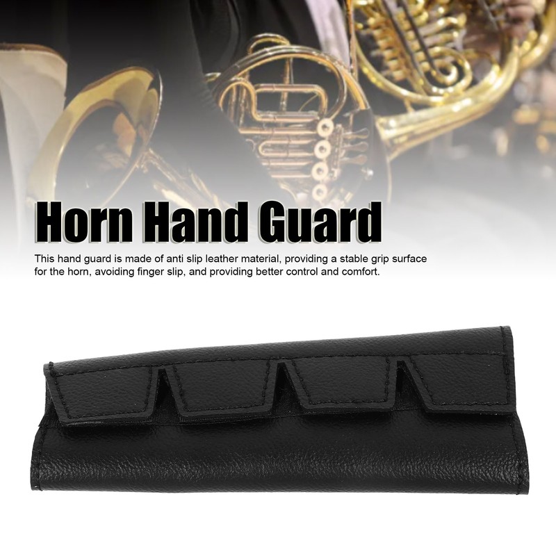 French Horn Hand Guard Leather Anti Slip Protector Handle Wrap