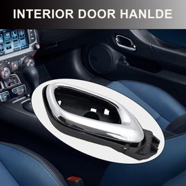 E-Vniko Front Right Door Handle Chrome Compatible for Chevy Camaro 2010-2015 Replace Passenger Side Inside Handle REPCV462119