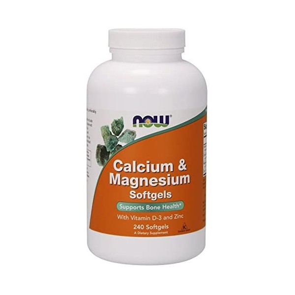 NOW Foods, Calcium & Magnesium + D - 240 Softgels