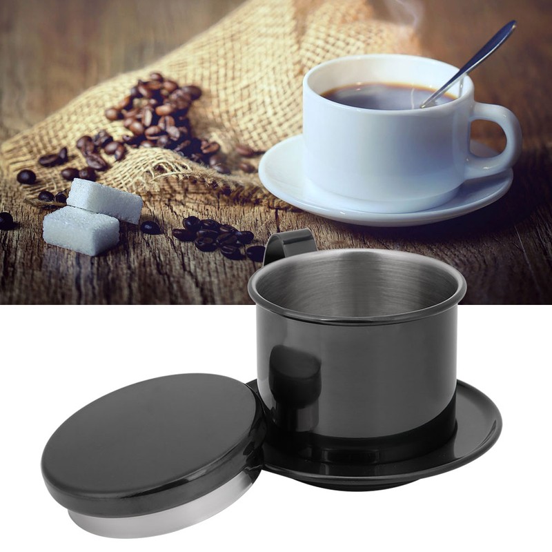 Vietnamese Stainless Steel Coffee Filter Drip Pot Maker Pot Home