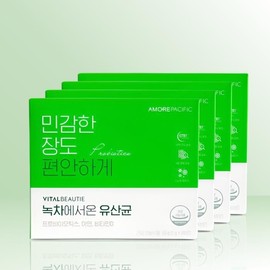 Vital Beauty Lactobacillus from Green Tea 1g x 60 sachets x 4 / iuy / 바이탈뷰티 녹차에서 온 유산균 1g x 60포 x 4개 / iuy