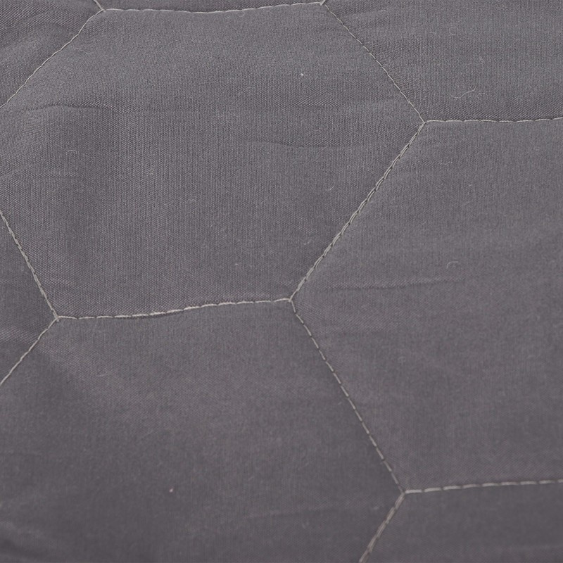 Waterproof Mattress Protector Dark Grey Anti Slip Honeycomb Large Size