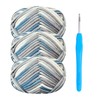 Chunky Yarn for Crochet,Cotton Yarn Thick Wool for Crochet 3x50g