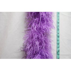 Perial Company 6 ply ostrich feather boa lavender /Lilac .6 feet long