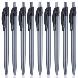 Yuxinrong Retractable Black Ballpoint Pen for Smooth Writing 1.0mm Medium Pack of 50, Click pens with Comfort grip, Idea for Journaling, Planner, Note Taking Office School Supplies