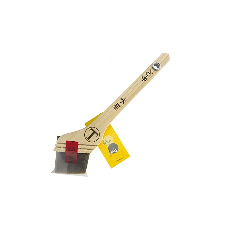 Otsuka Brush Marte Mercury Corner Cutting Brush for Painting Red