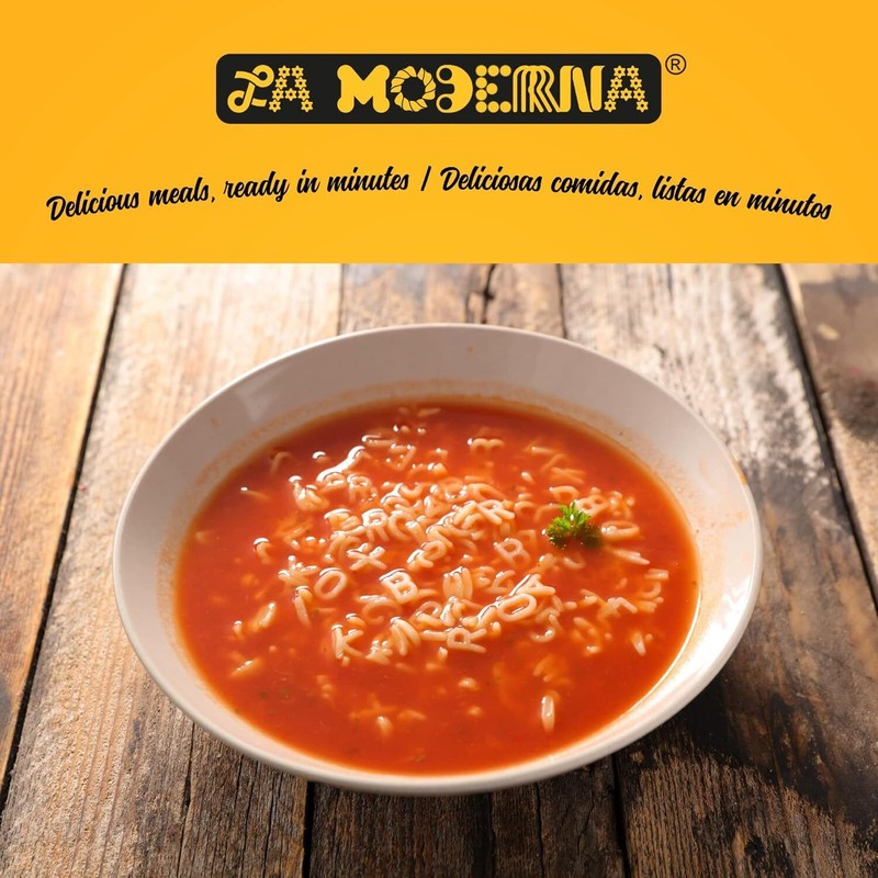 La Moderna Noodle Alphabet Pasta 7Oz Pack Of 20 Fun