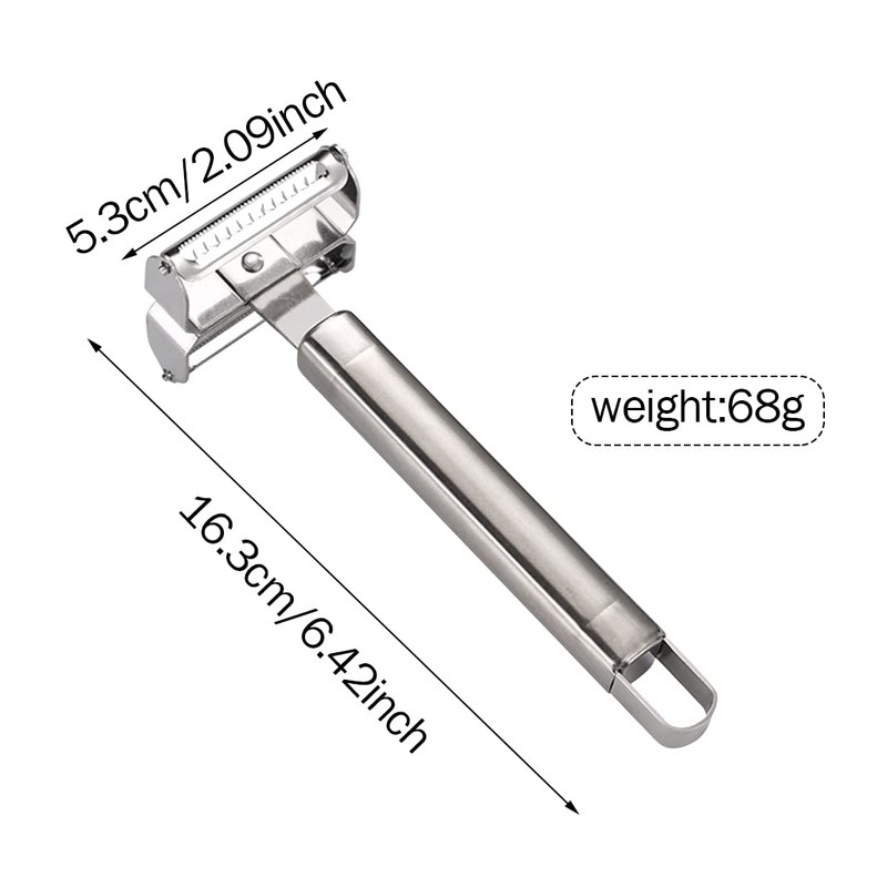 DIYBravo Pack of 2 Stainless Steel Corn Peeler Vegetable Peeler