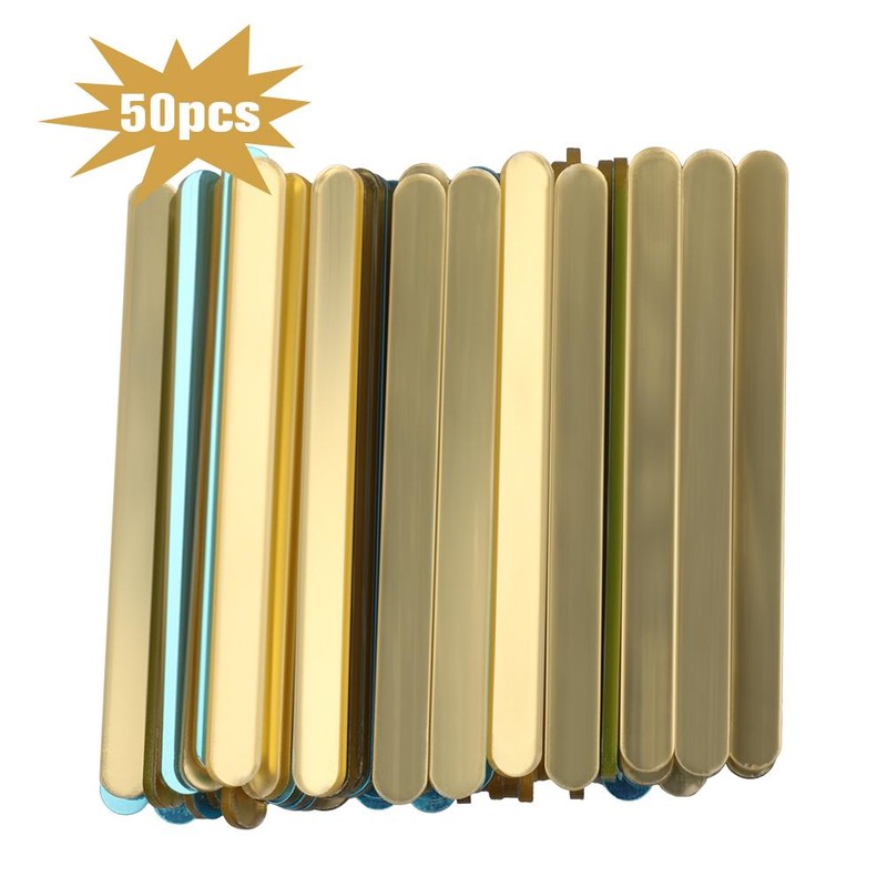 50PCS Acrylic Popsicle Sticks Reusable Cakesicle Sticks Party Favors for