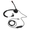 Telephone Headset Clear Comfortable Plug and Play Monaural Traffic Headset