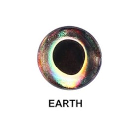 ANCLLO Pack of 20 4D Fishing Eyes Oval Fishing Bait Eyes Realistic Fishing Eyes for Making Fish Baits Fly Tying Streamers Bait Craft 3 mm