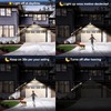 Ambaret Battery Operated Motion Outdoor Waterproof Lights, 800 Lumen Ultra