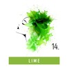 FUNKY COLOR Lime 14, semi-permanent hair dye, semi-permanent hair colour.