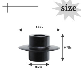 33100 Pipe Cutter Wheel For Ridgid,Pipe Cutters 1A, 2A, 42A, 202, 360, 820, 364, 732 Model F-3 replacement cutter wheel (2Pcs)