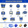 Graduation Decorations 2025 - Blue and Gold Graduation Decorations Set