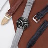 Binlun Genuine Leather Watch Strap, Quick Release, Replacement Strap for