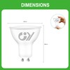 GY GU10 LED Bulb 6.5W 1025lm Neutral White 4000K Energy
