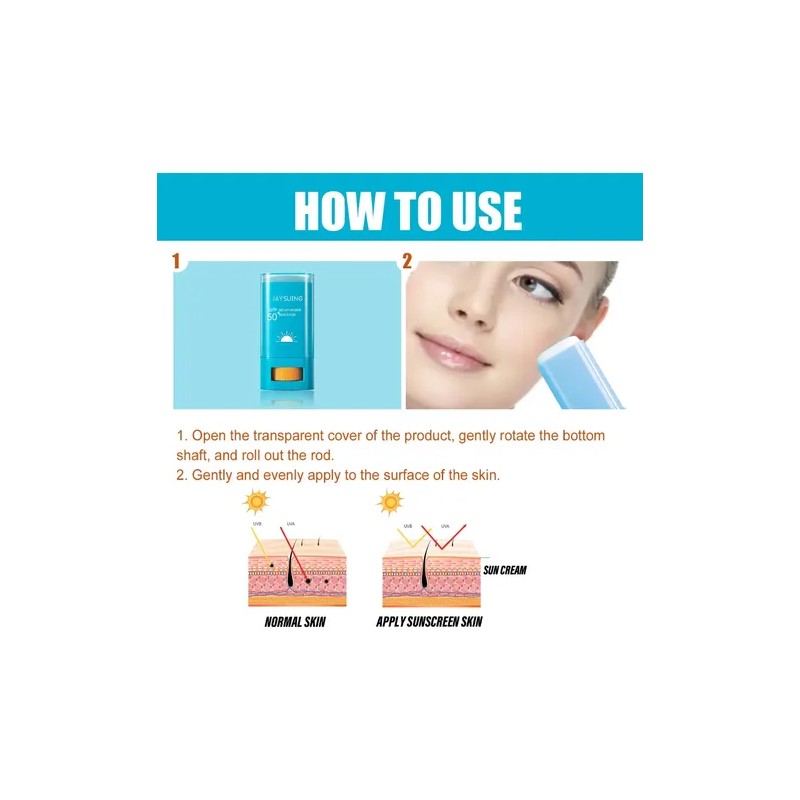 Protector Solar en Barra SPF 50 Sunscreen Stick SPF 50,