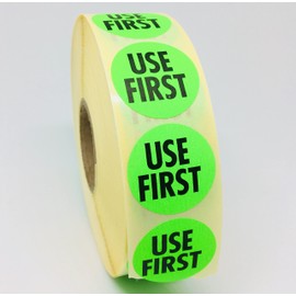 1000 Circle USE First Labels 30mm Diameter