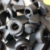 20 x Black Acrylic M6 Wing Nuts Plastic Screws