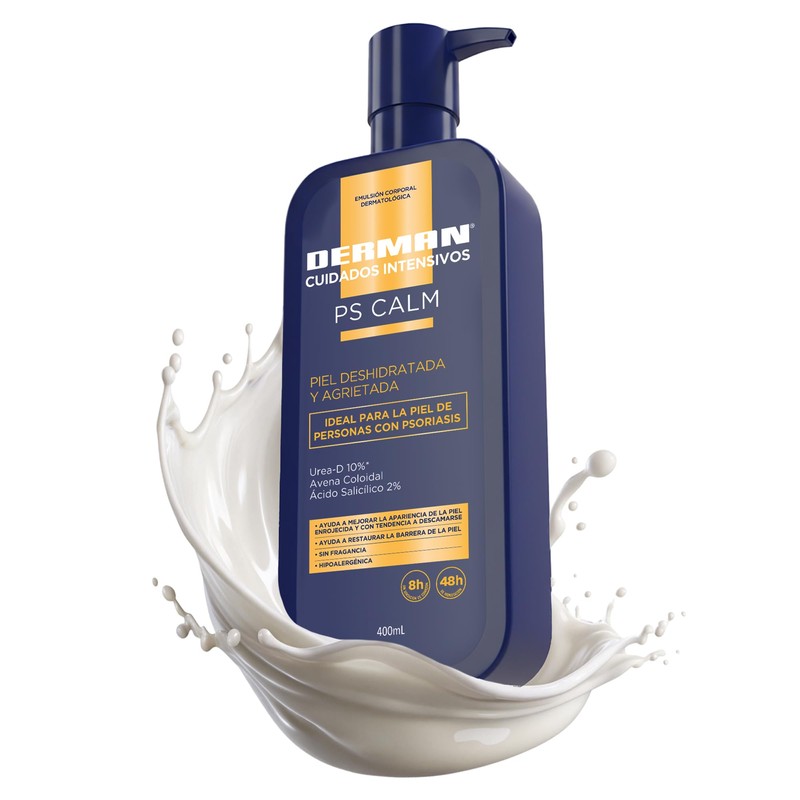 Derman PS Calm Emulsión Corporal │ Urea-D 10% + Ácido