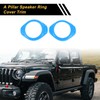 REPAIROCK 2 Pcs A Pillar Speaker Ring Cover Trim for