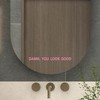 ZLKAPT You Look Good Mirror and Wall Affirmation Vinyl Decal