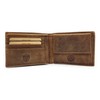 Lemasi Genuine Leather Wallet for Men, Natural Hunter Leather with