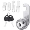 Chtaoxin Letterbox Lock, 16mm Mailbox Cabinet Cam Lock with 4