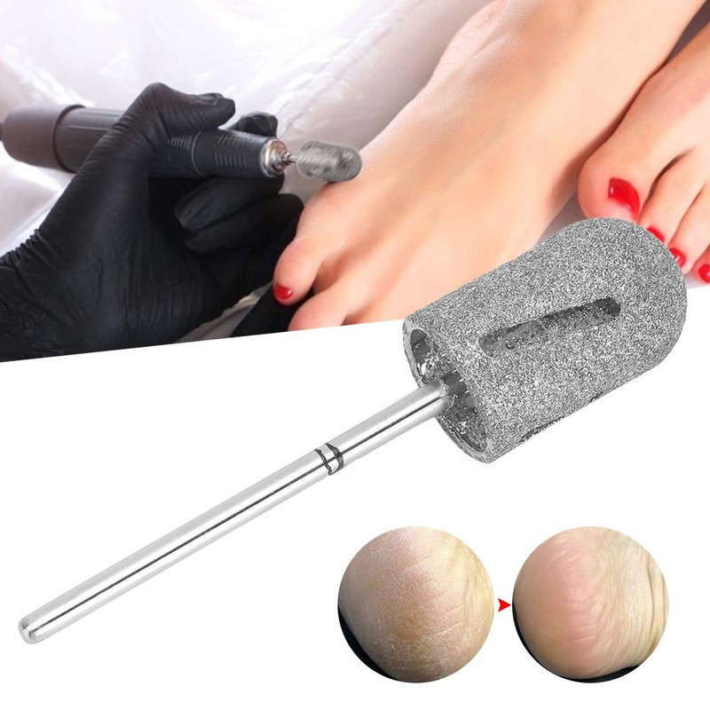 Nail Cutter Bits, Exfoliating Pedicure Foot Callus Stainless Steel Grinding