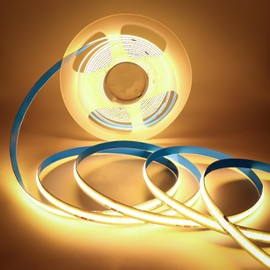 Arotelicht COB LED Strip Light 12V Flexible LED Light with High Density High Brightness, 2m 320LEDs/m Warm White 3000K, LED Ribbon IP20 for Indoor Decoration, TV Backlight, Bedroom(Only a Strip)