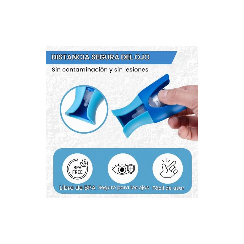 Remedic Eyedrop Guide Aid Dispensador Botellas Gotas Ojos Más Fácil