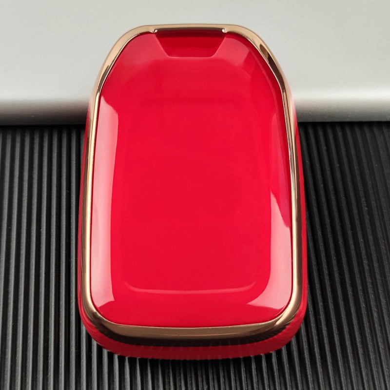 OLLEN 5-Button TPU Key Fob Cover, Fit for GMC Acadia