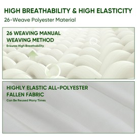 Gociean Game Bags Elk Hunting Meat Bags, 60inch 5-Pack Rolled Heavy Duty Quarter Bags, Reusable & Breathable Meat Game Bags with Reflective Strip for Elk, Caribou, Deer, Moose, Antelope, Duck