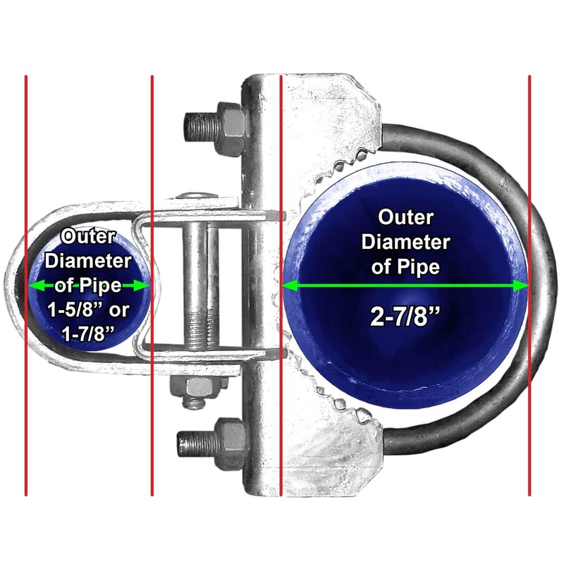 Chain Link Fence Bull Dog Commercial Duty Gate Hinge -