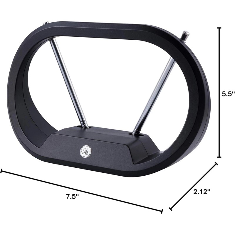 GE HDTV 33675 GE Modern Loop Indoor Antenna 4K Ultra