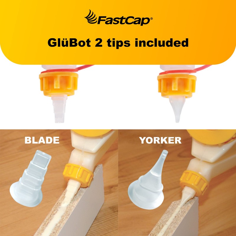 FastCap 16oz Glue Bottle, with 2-Chamber No-Drip System. Each Bottle