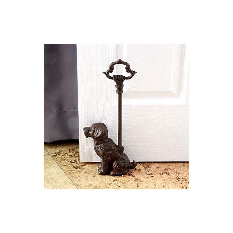 Treasure Gurus Cast Iron Heavy Pet Dog Portable Door Porter