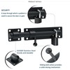 SAYAYO Slide Gate Latch Bolt Safety Door Lock with Padlock